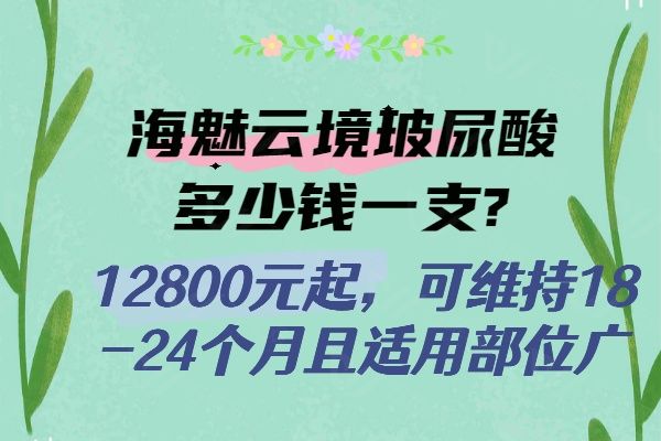 海魅云境玻尿酸多少钱一支www.01www.com